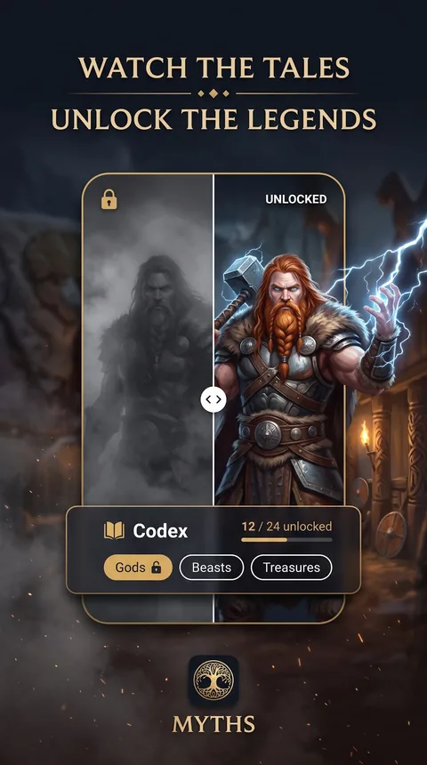 Myths — a finished tale unlocking Thor in the Codex
