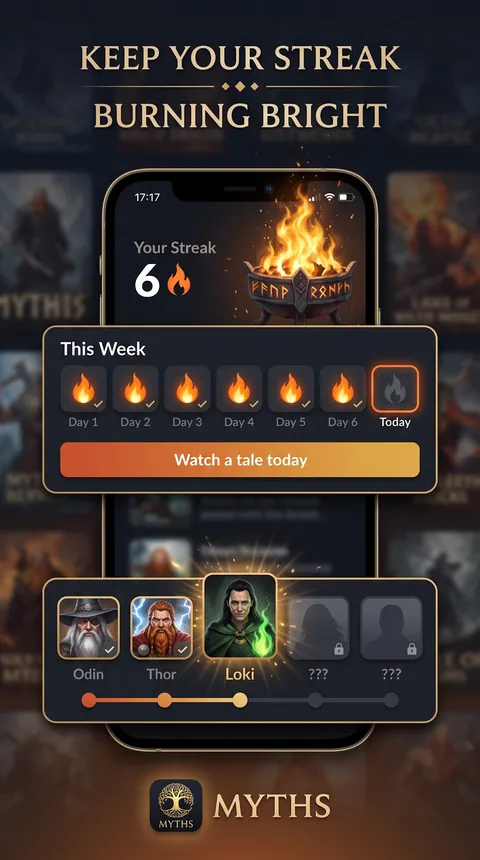 Myths — the daily streak and Codex progress